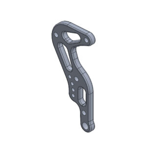 CORPS DE PÉDALE NU UNIVERSEL POUR MINIKART ET BABYKART - NOIR ANODISÉ