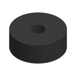 RONDELLE EN CAOUTCHOUC 10X40 ÉPAISSEUR 15MM FIXATION DU SUPPORT D'ÉCHAPPEMENT AU SUPPORT