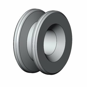 ENTRETOISE EN ALUMINIUM POUR MINI RÉSERVOIR DE CARBURANT M8 - NOIR ANODISÉ