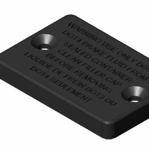 COUVERCLE DE RÉSERVOIR D'HUILE POUR MAITRE CYLINDRE AP-RACE 55x35MM