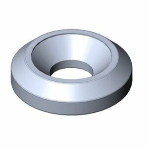 RONDELLE FRAISÉE M8 POUR - NOIR ANODISÉ