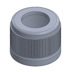 PETIT BOUCHON DE RÉSERVOIR DE CARBURANT AVEC TROU - ALUMINIUM