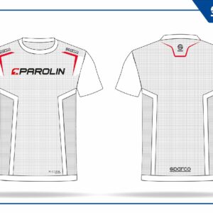 T-SHIRT SPARCO PAROLIN MOTORSPORT SOUS-VÊTEMENTS MANCHES COURTES