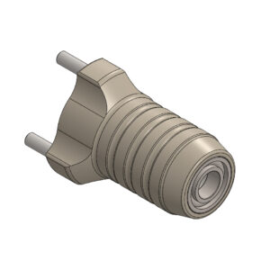 MOYEU AVANT 17MM POUR FUSÉES D'AXE INT58MM L=93MM - MAGNÉSIUM