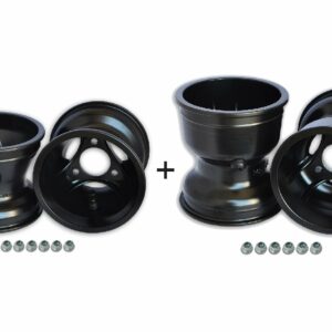 SET 4 JANTES MAGNESIUM EUROSTAR  MINI AVT =112 MOYEU - ARR=145X68 EMPATTEMENT=58