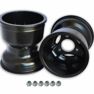 SET 2 JANTES ARRIERE ALUMINIUM EUROSTAR (2 PC)  145X68 EMPATTEMENT 58 MINI/BABY