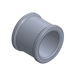 ENTRETOISE  FUSEE 17 – EP 20MM,DIAM. 17MM - NOIR ANODISÉ