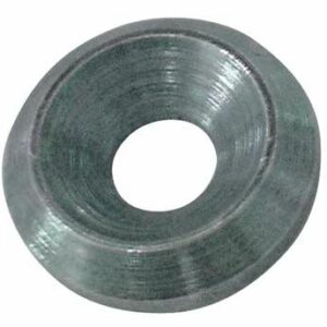 RONDELLE CUVETTE M6  NOIR ANODISÉE