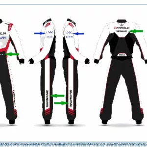 COMBINAISON SPARCO PRIME K AVEC LOGOS COMPLETS