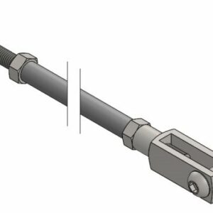 TIGE DE FREIN 300MM COMPLÈTE POUR PÉDALES EN ALLIAGE BÉBÉ/MINI