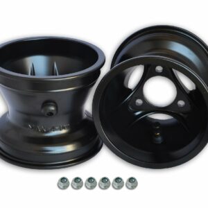 JEU 2 JANTES AVANT MAGNESIUM – POUR MOYEUX – EUROSTAR  112MM MINI/BABY I=58