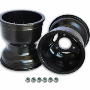 SET 2 JANTES ARRIERE MAGNESIUM EUROSTAR  145X68 EMPATTEMENT 58 MINI/BABY