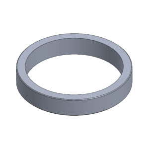 BAGUE DE FUSEE 25MM - EP 5MM - NOIRE 