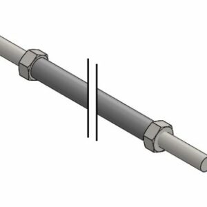 TIGE DE FREIN COMPLÈTE 355 MM  KZ