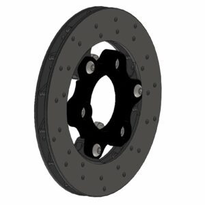 DISQUE DE FREIN 150MM COMPLET AVEC BRIDE FLOTTANTE MONTAGE GAUCHE ( cote radia )