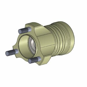 MOYEU AVANT ORIGINE EN MAGNÉSIUM 25MM - INT.58MM L=83MM COMPLET 