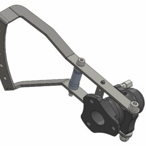 MOYEU DE DIRECTION  KZ COMPLET - AVEC LEVIER EMBRAYAGE 340MM