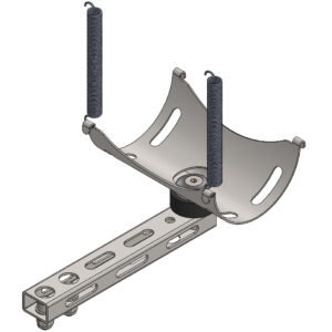 SUPPORT D'ÉCHAPPEMENT POUR KZ - BERCEAU LONG