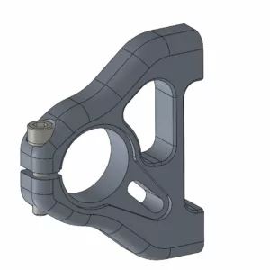 SUPPORT D'ETRIER DE FREIN AVANT KZ DROITE